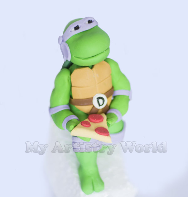 Ninja Turtle Donatello cake topper