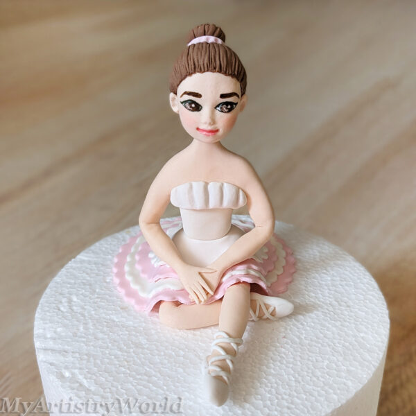 Ballerina cake topper