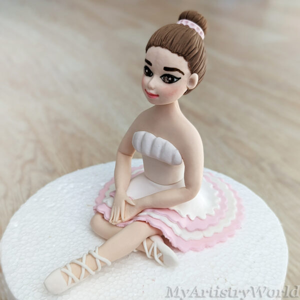 Ballerina cake topper