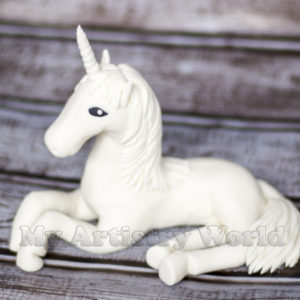 Unicorn cake topper