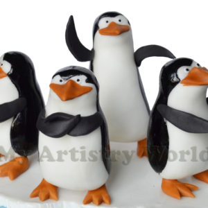 Madagascar Penguins cake toppers