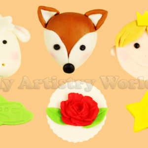 Little Prince cupcake toppers