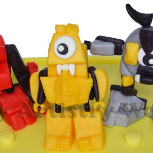 Lego Mixels cake toppers