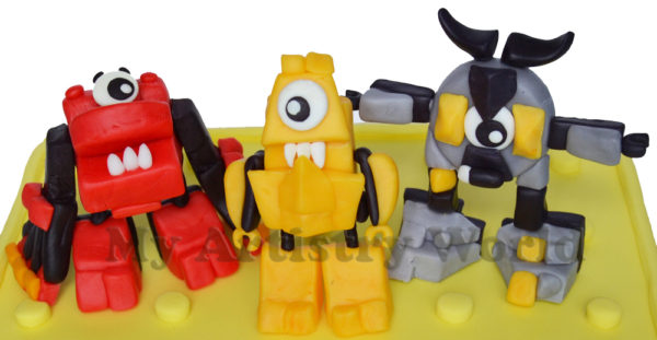 Lego Mixels cake toppers