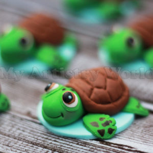 Sea Turtle cupcake toppers