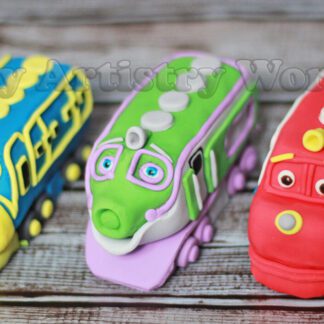Chuggington Train cake toppers