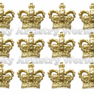 Crown cupcake toppers