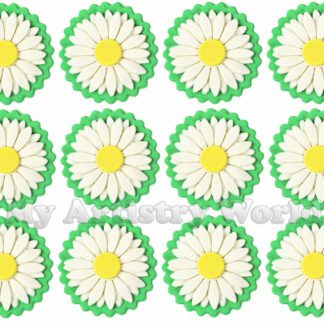 Daisy cupcake toppers