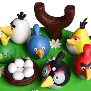 Angry Birds cake toppers