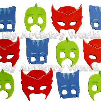 PJ Masks cupcake toppers