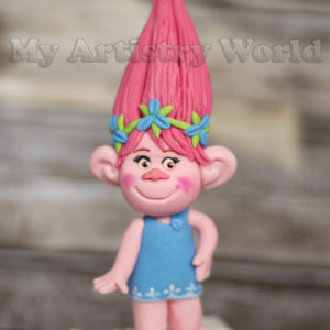 Trolls. Poppy cake topper