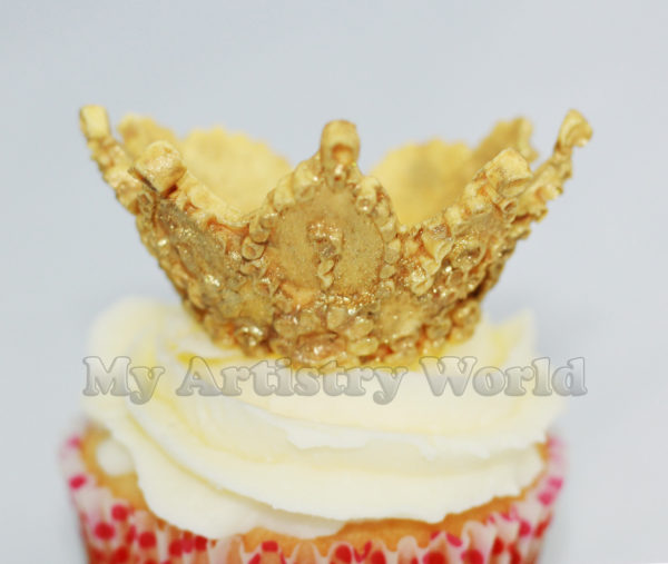 Crown/tiara cupcake toppers