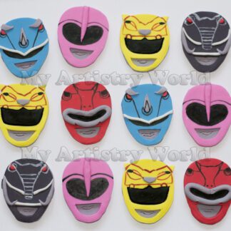 Power Rangers cupcake toppers
