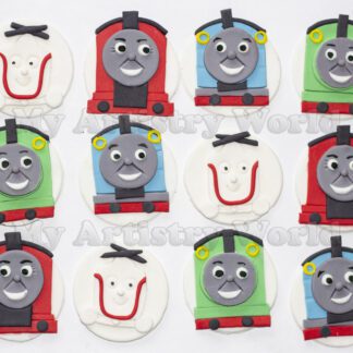 Thomas the Train cupcake toppers