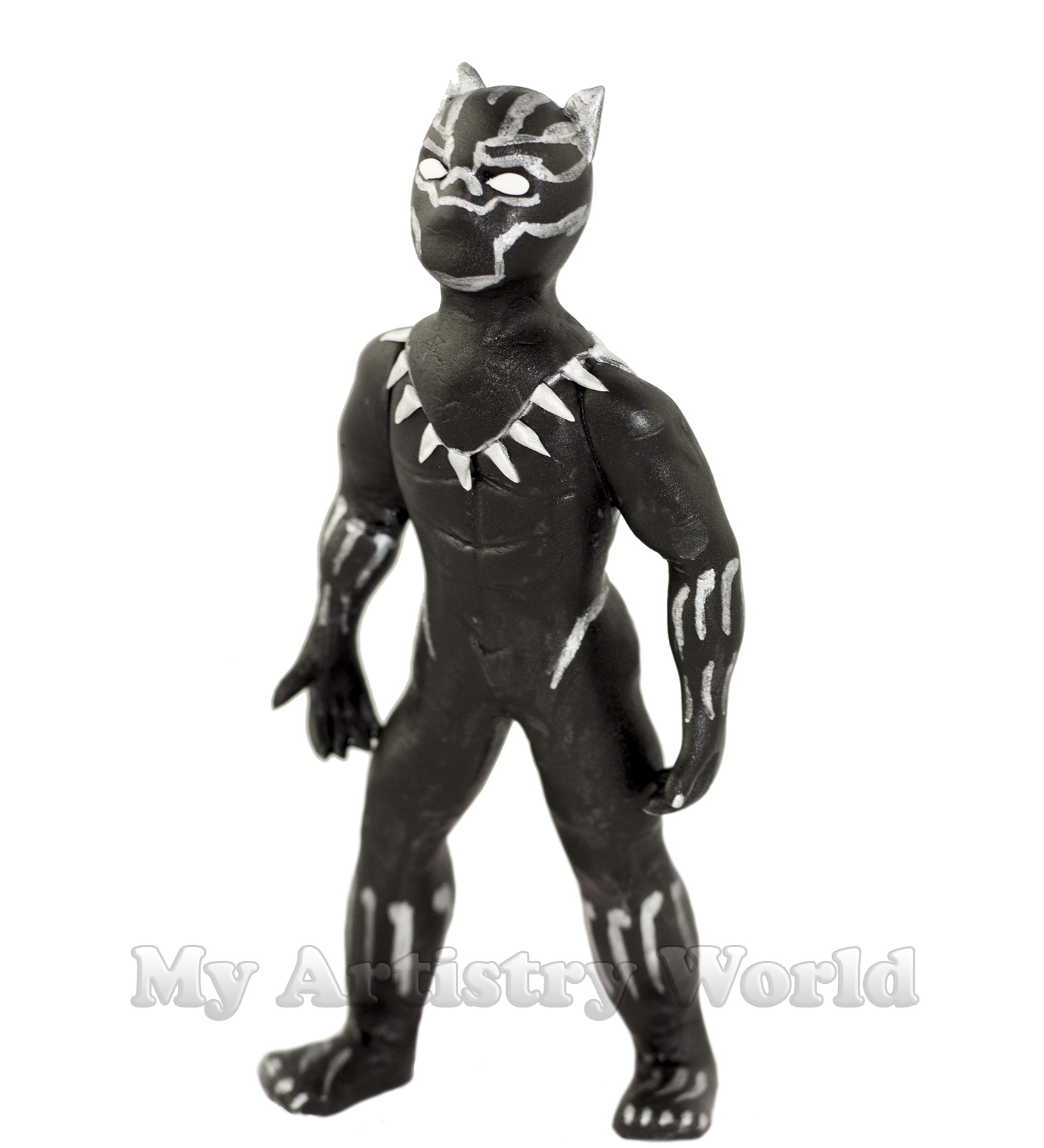 black panther tree topper