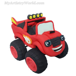 Blaze and the Monster machines vehicle cake topper