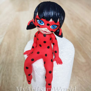 Ladybug cake topper