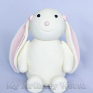Bunny cake topper
