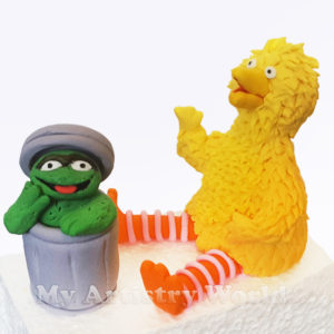 Sesame Street cake toppers