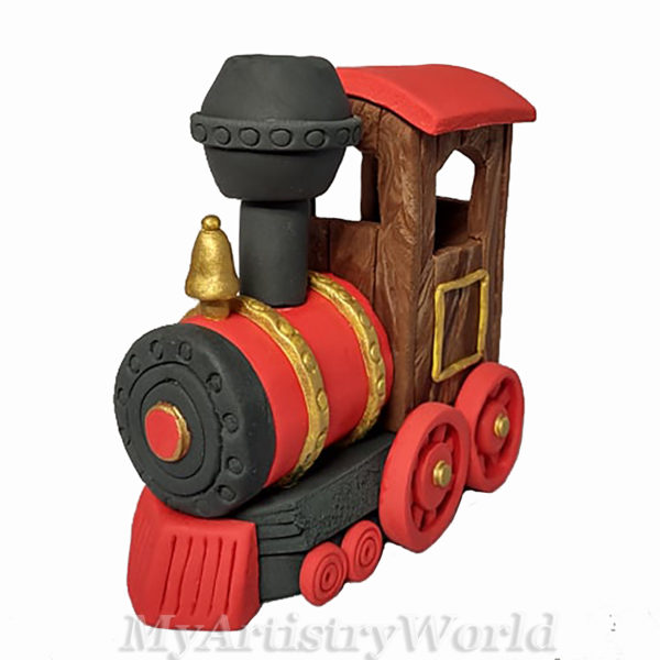 Train cake topper