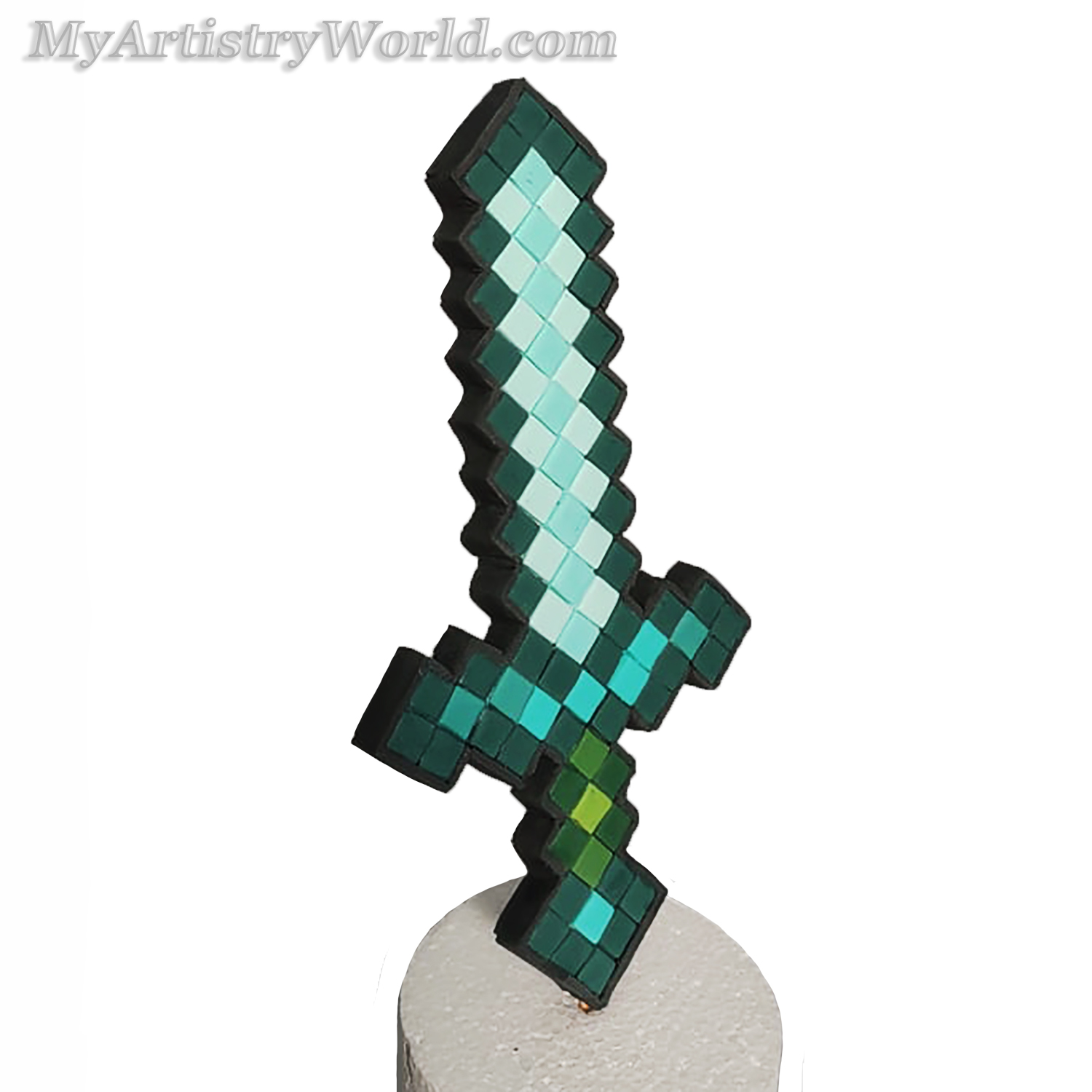 Mincraft cake topper