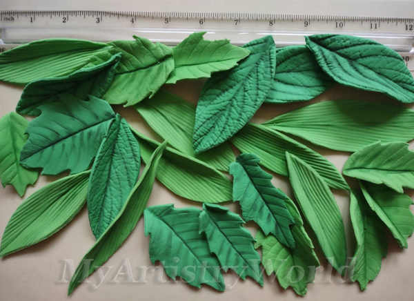 Leaves cake/cupcake toppers