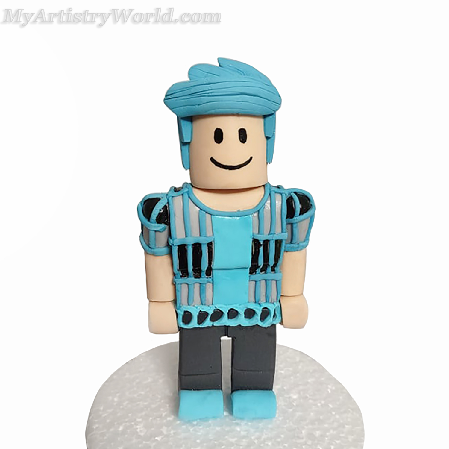 Roblox cake topper