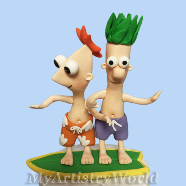 Phineas and Ferb cake topper