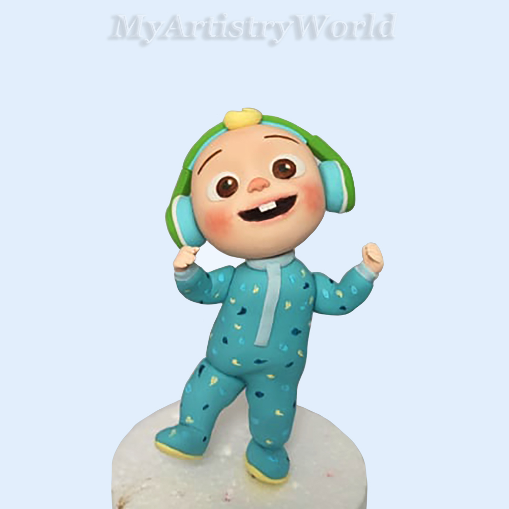 CoComelon's dancing JJ cake topper