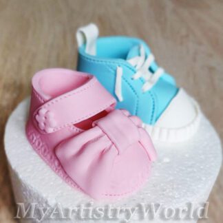 Baby Shoes cake toppers
