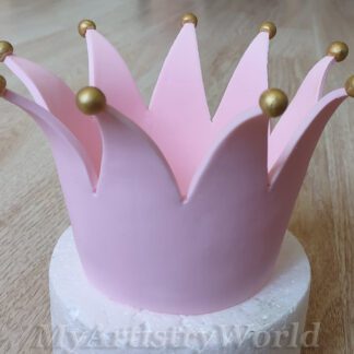 Crown cake topper