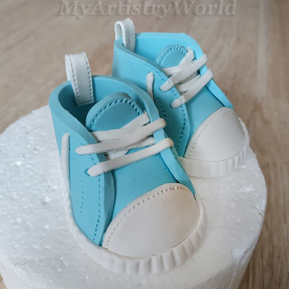 Agregar Se asemeja Popular Baby Converse Shoes cake toppers - My Artistry World
