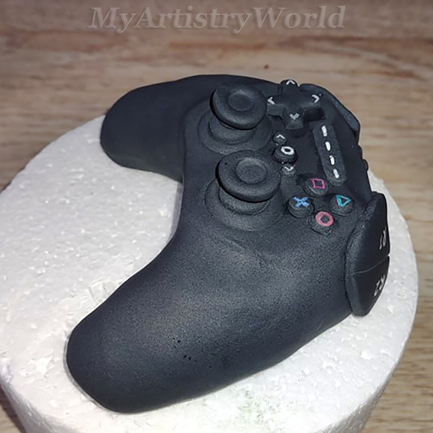 Game Controller cake topper.