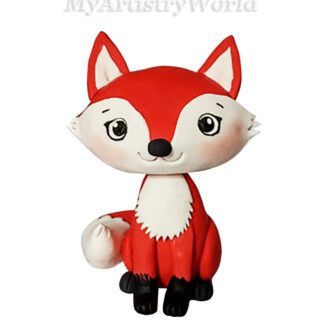 Fox cake topper