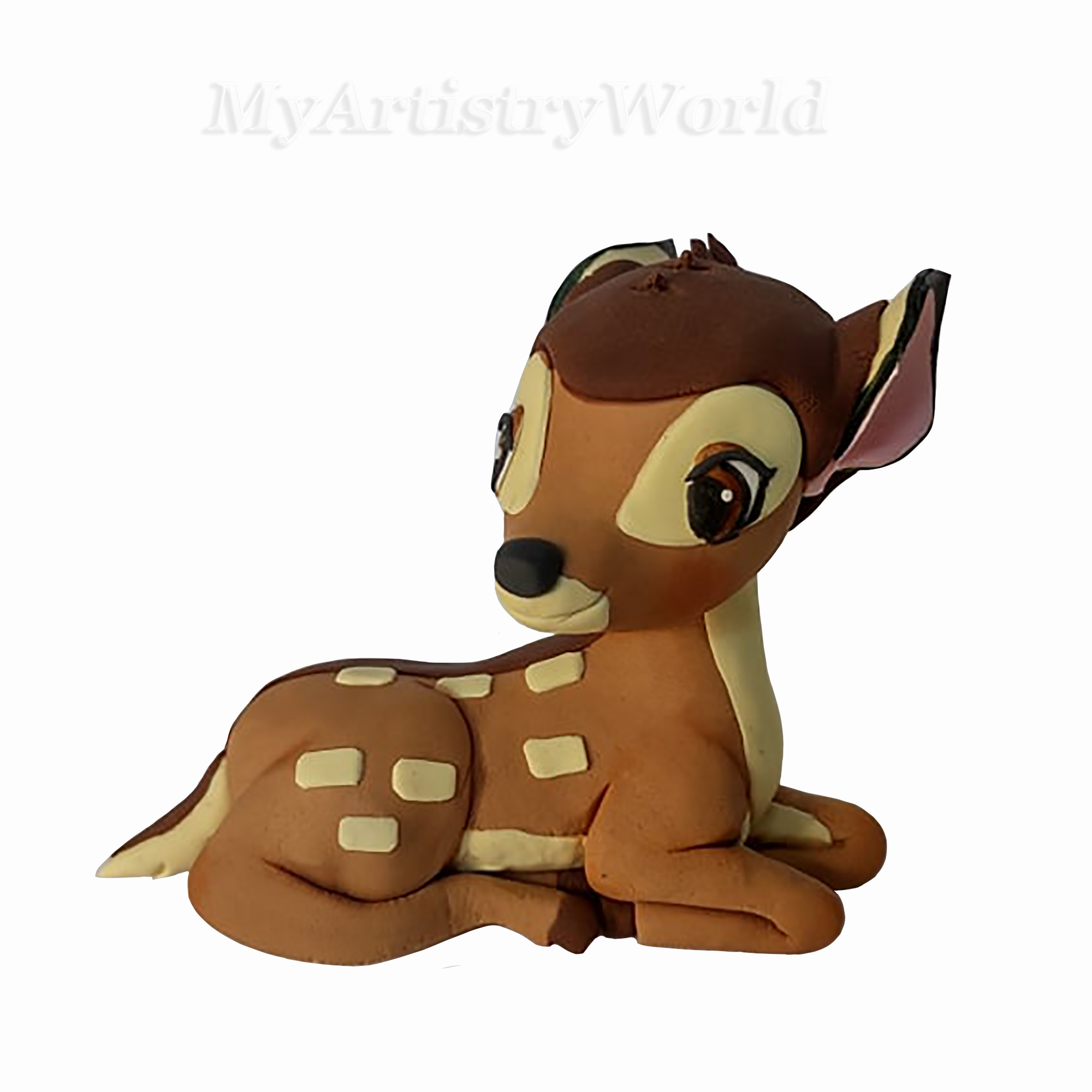 Deer (Bambi) cake topper