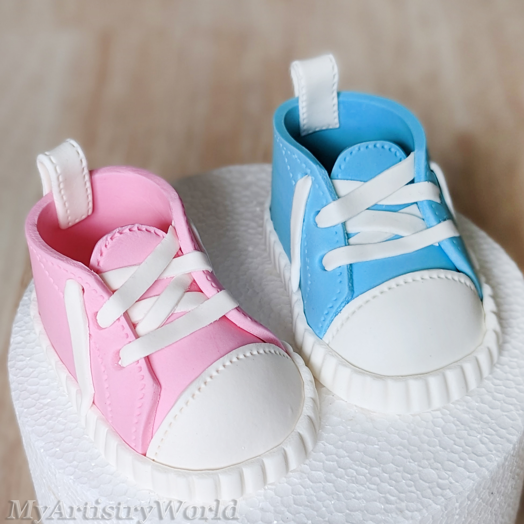 Baby Converse Shoes cake toppers