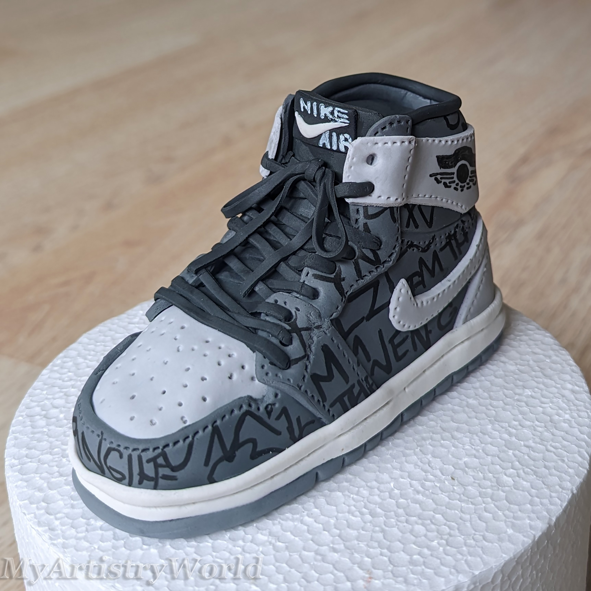 sneaker cake topper