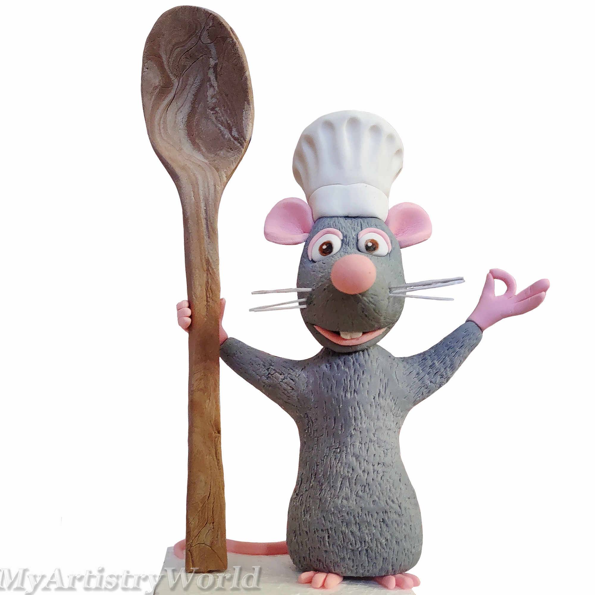 Remy (Ratatouille) cake topper