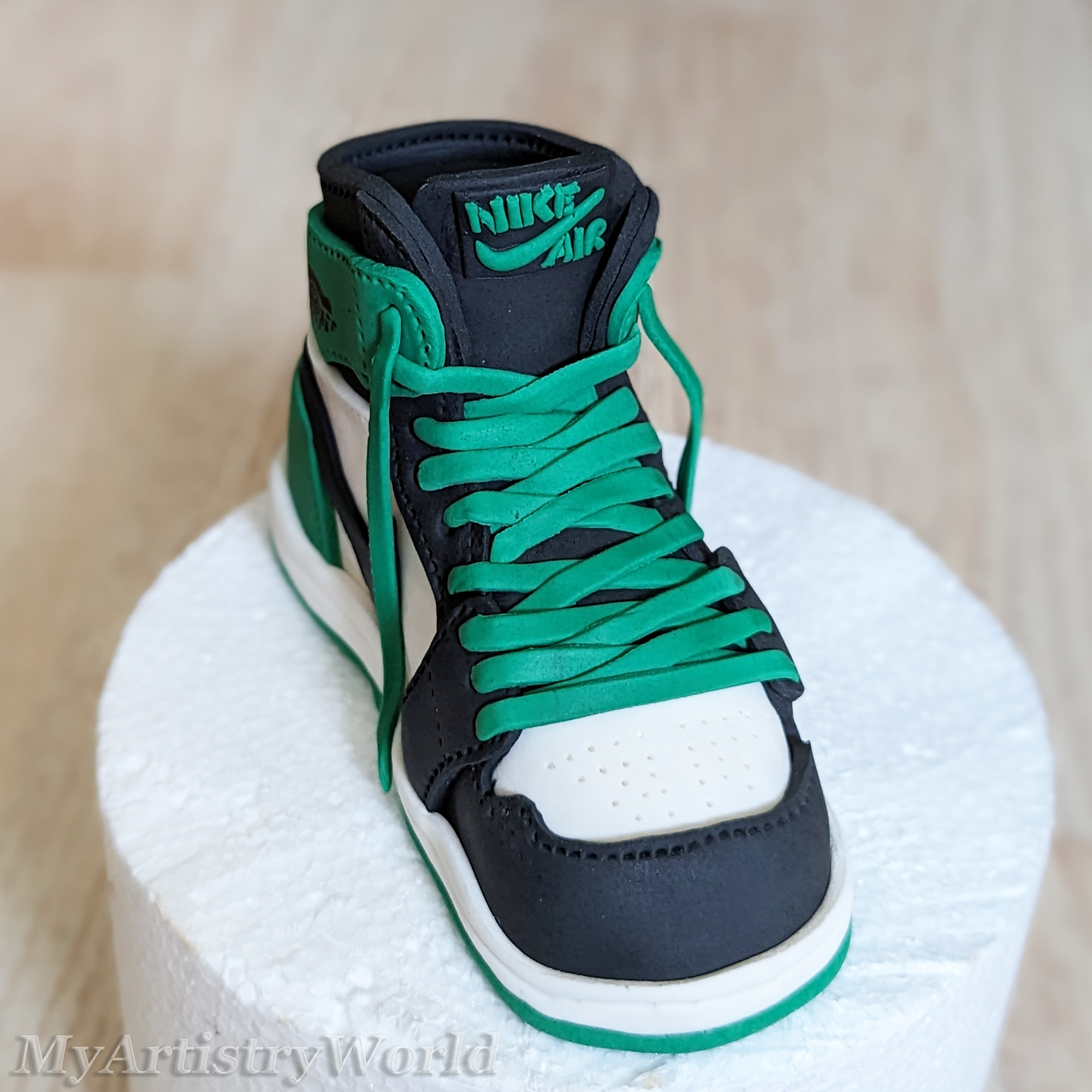 Sneaker cake topper