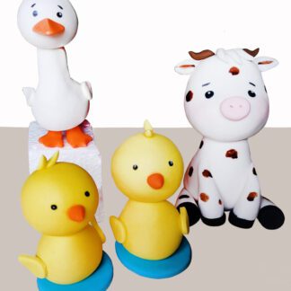 Farm Animals cake toppers