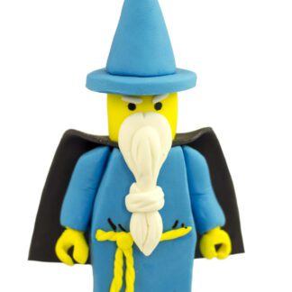 Lego Wizard cake topper