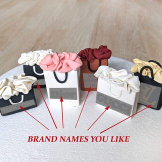 Shopping bags cake/cupcake toppers
