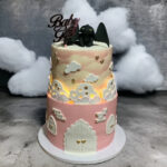 Toothless Cake Topper Customer Photo Customer photo of a Toothless cake topper on a baby shower cake